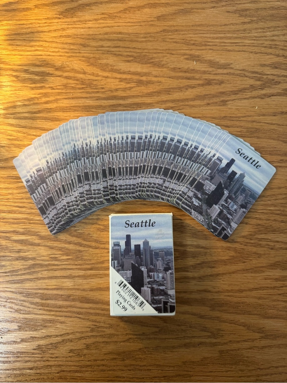 Seattle Themed Playing Cards - Complete Desk 1990‘s